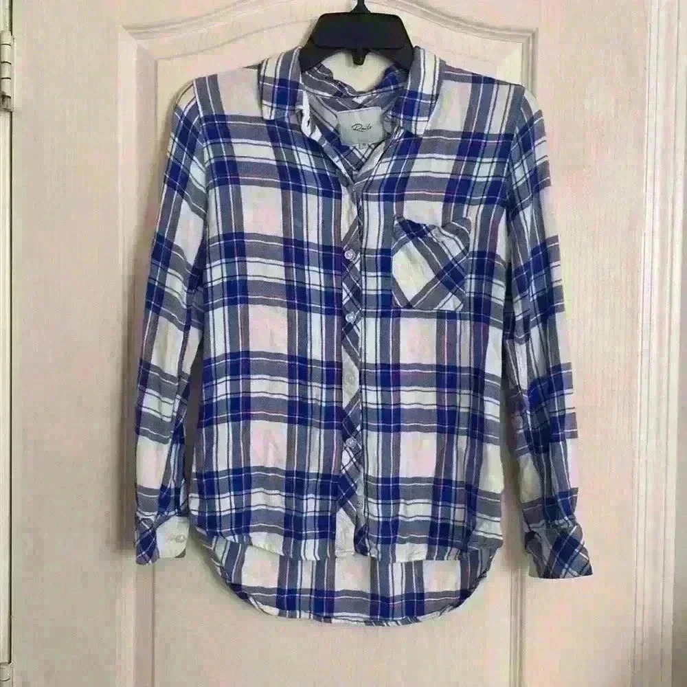 Rails Flannel Top
